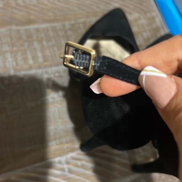 👟👠Jessica Simpson high heels black  shoes size 7M used sign of wearing out - Picture 11 of 15